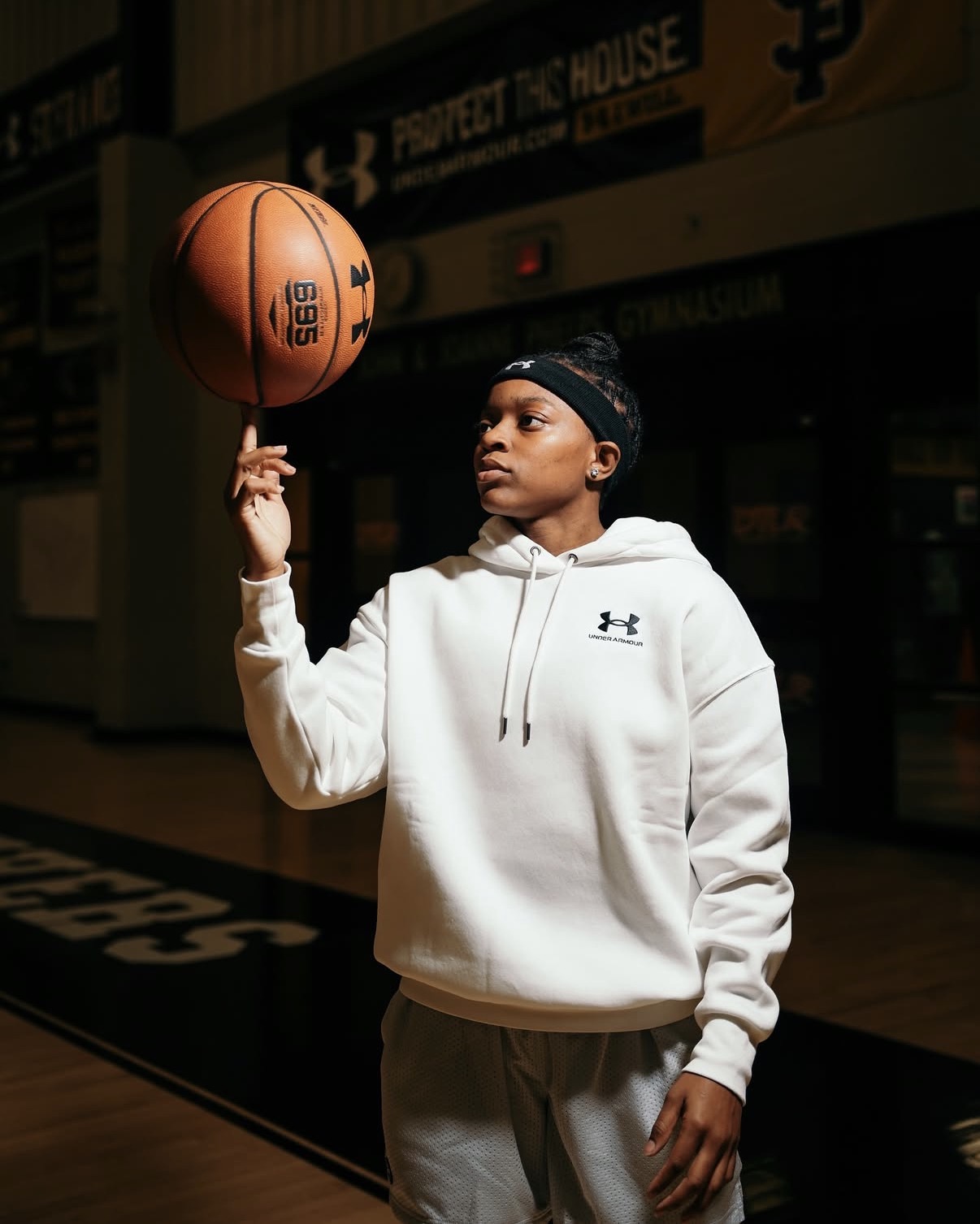 Under Armour basketball athlete portrait