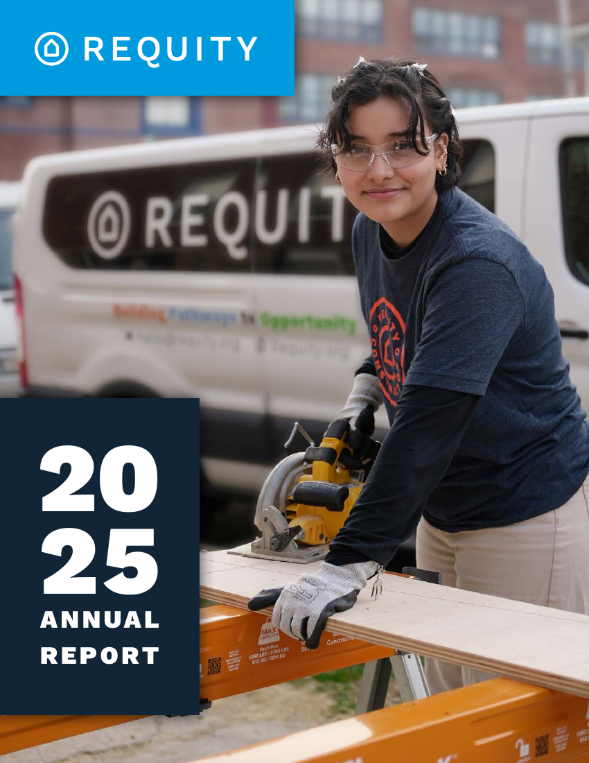 Requity Foundation 2025 Annual Report cover